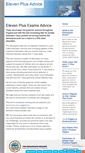 Mobile Screenshot of elevenplusadvice.co.uk